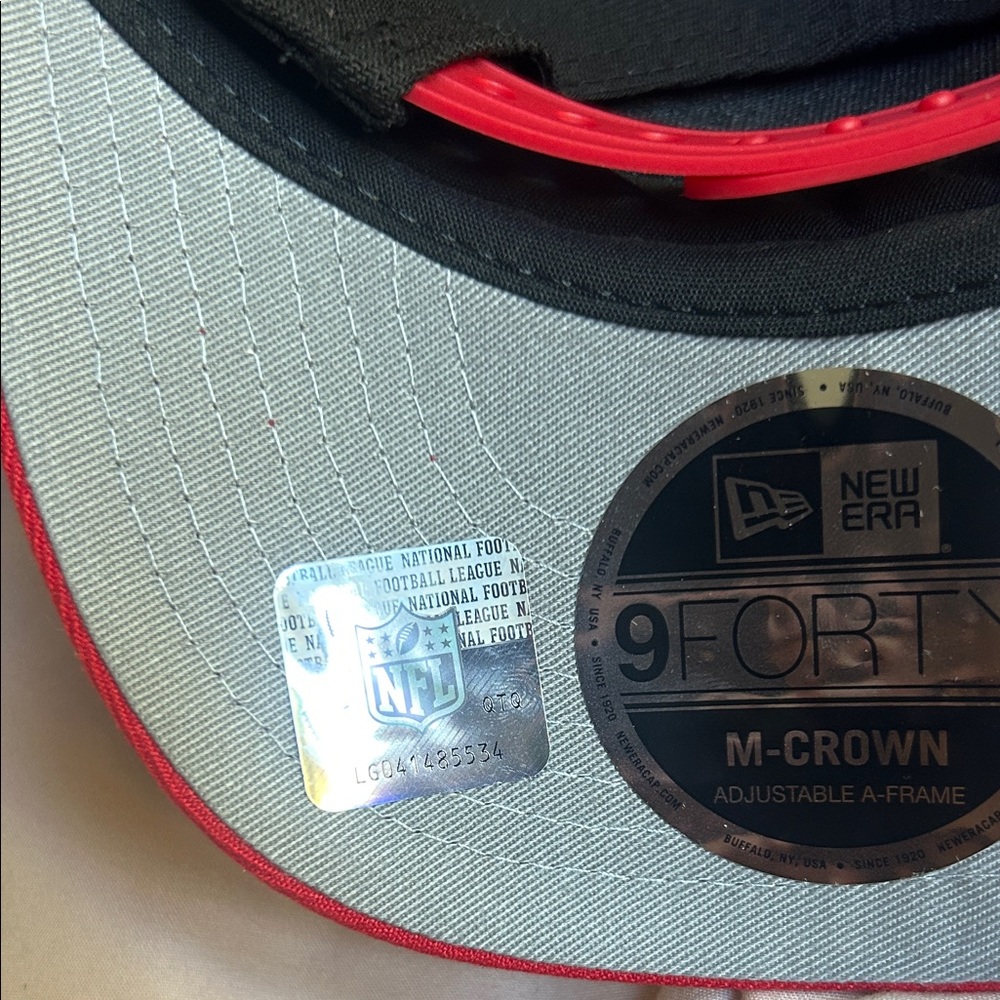 New Era Kansas City Chiefs Cap‎ - Black and Red - Picture 11 of 11
